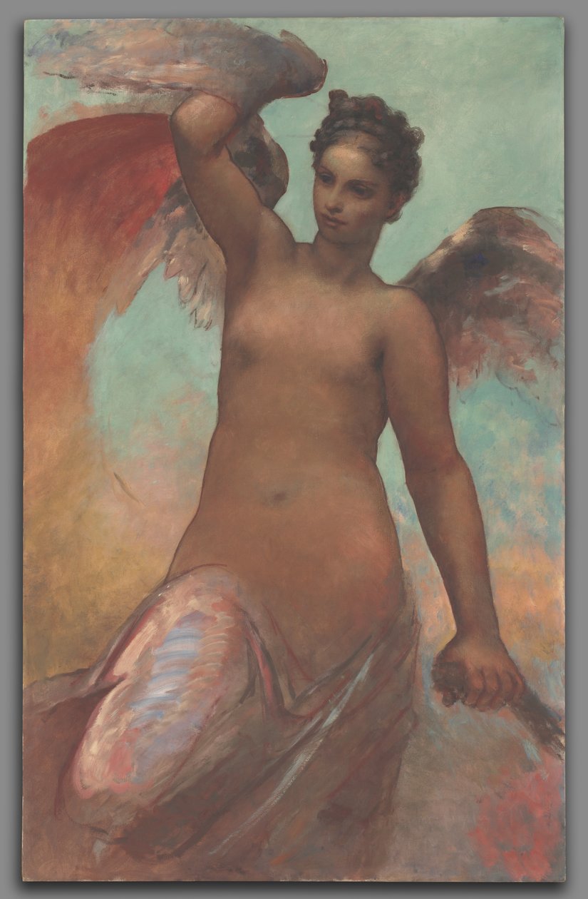 Gevleugelde Fortuna door William Morris Hunt