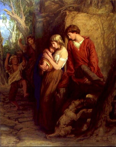 Eerste Liefde door William Mulready
