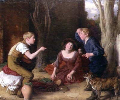De Butt, Schietend op een Kers door William Mulready