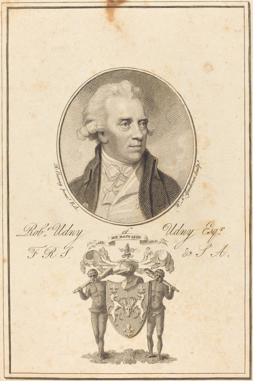 Robert Undy door William Nelson Gardiner after Richard Cosway