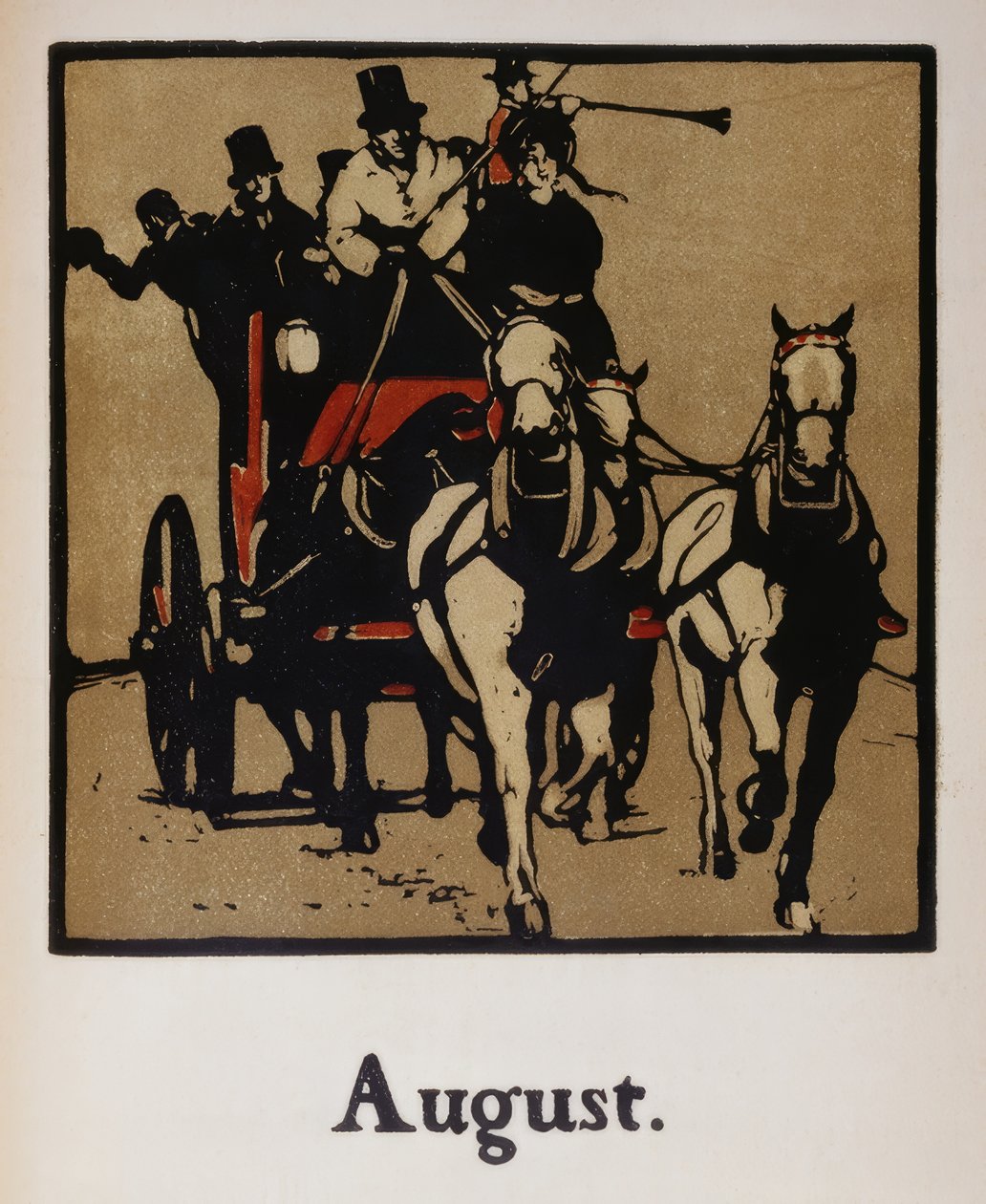 Koetsrit (ijver) door William Nicholson