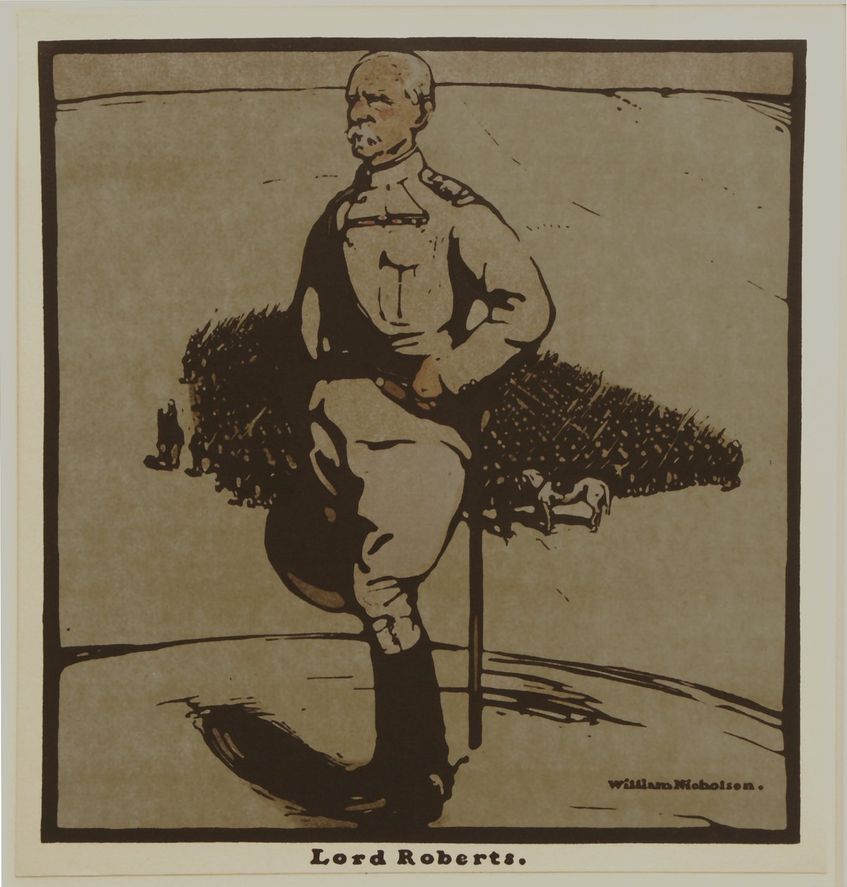 Lord Roberts, circa 1902 door William Nicholson