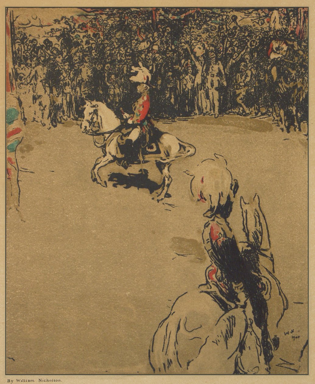 Lord Roberts te paard door William Nicholson