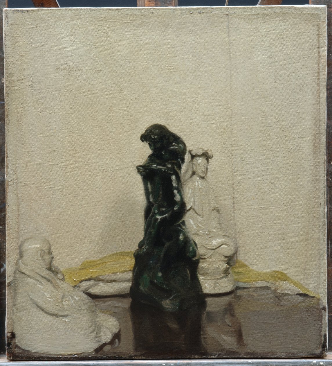 Beeldjes en Rodin-brons door William Nicholson