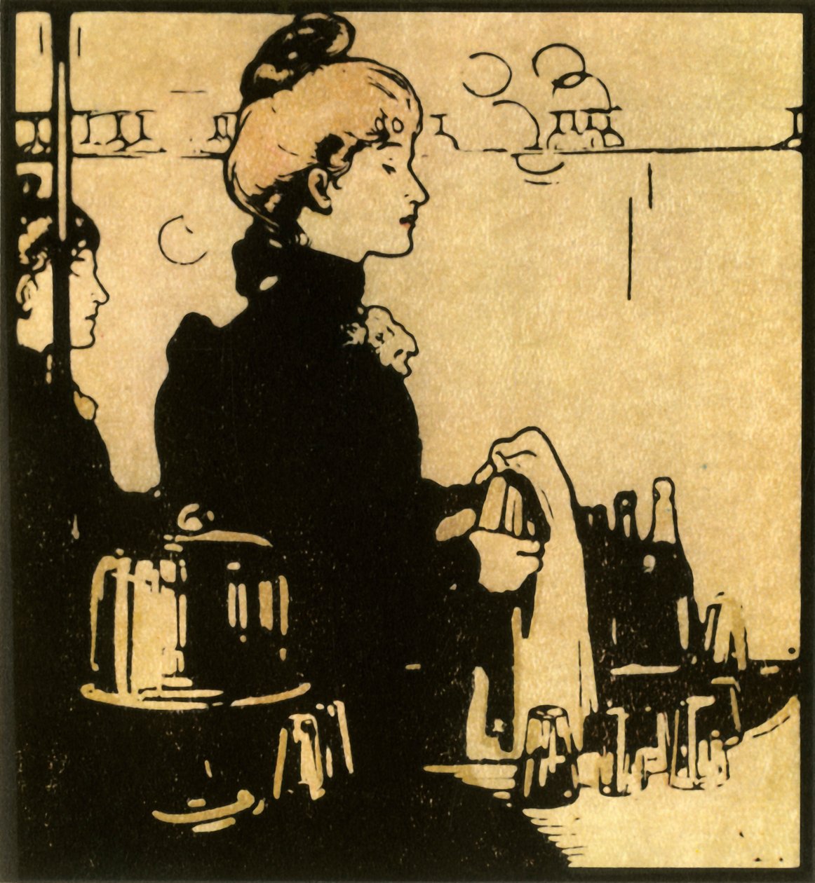 De Barmeid, 1888, 1946 door William Nicholson