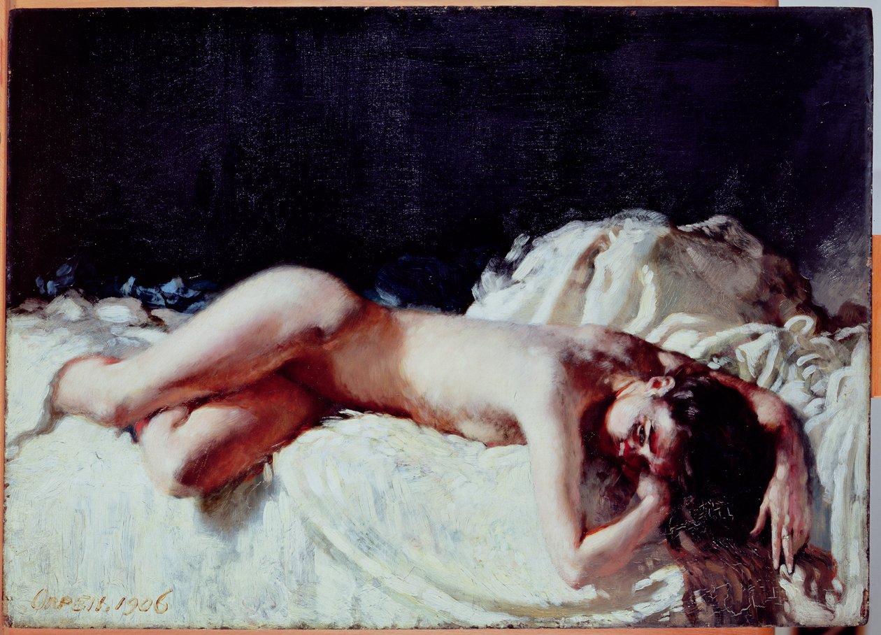 Naaktstudie door William Orpen