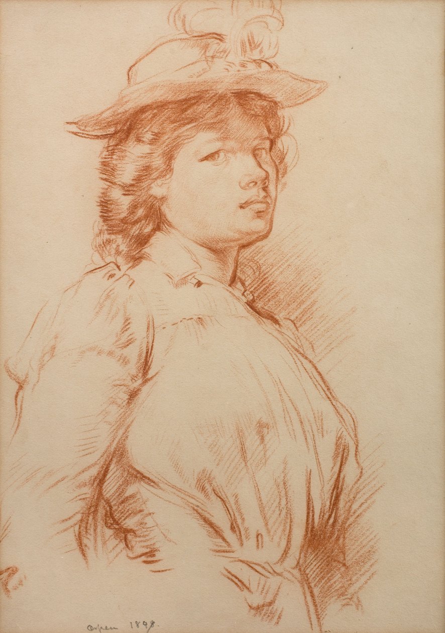 Portret van Ida Nettleship door William Orpen