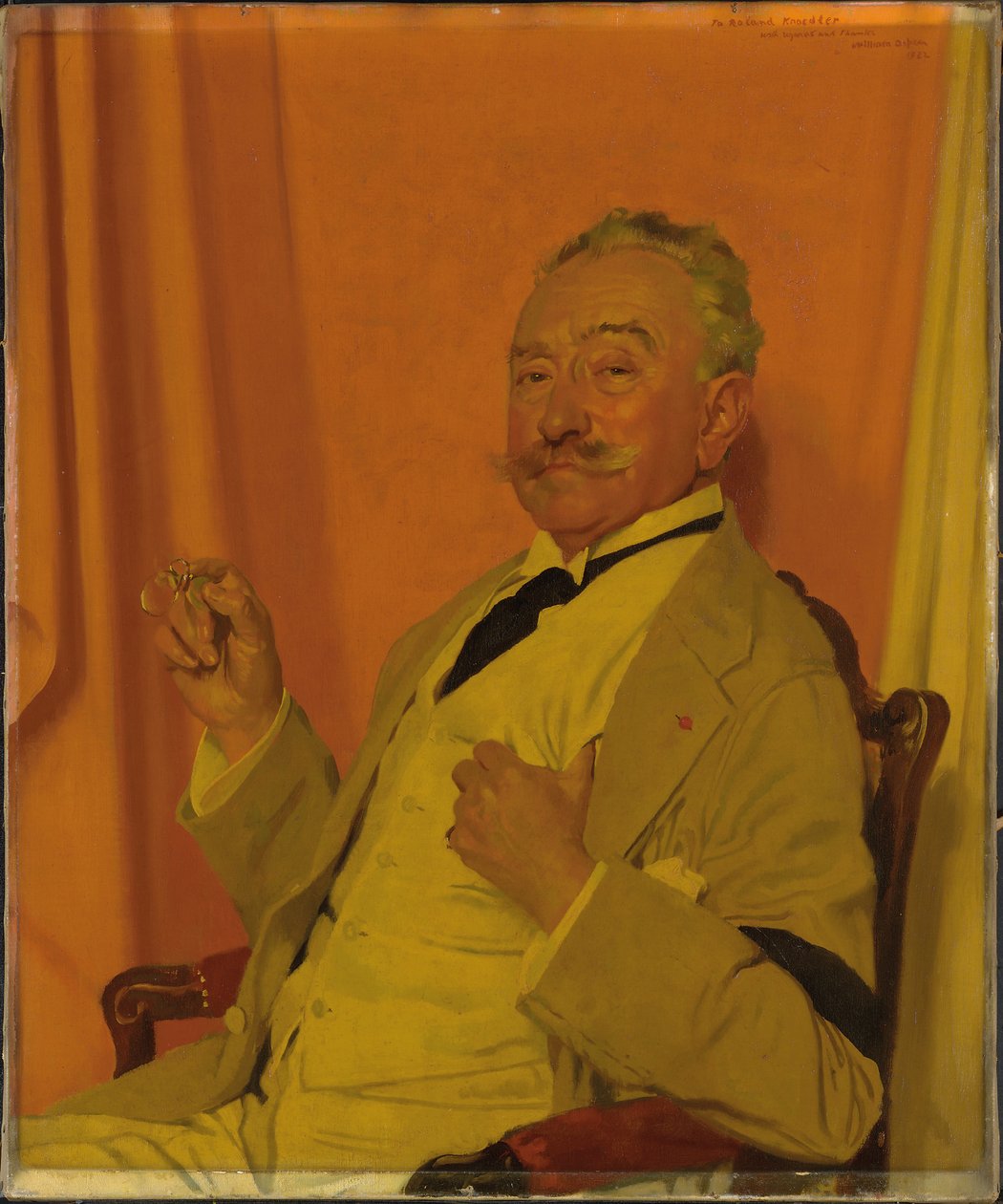Portret van Roland Knoedler door William Orpen