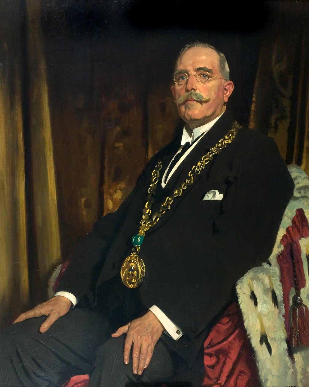 Sir Alexander Spence door William Orpen