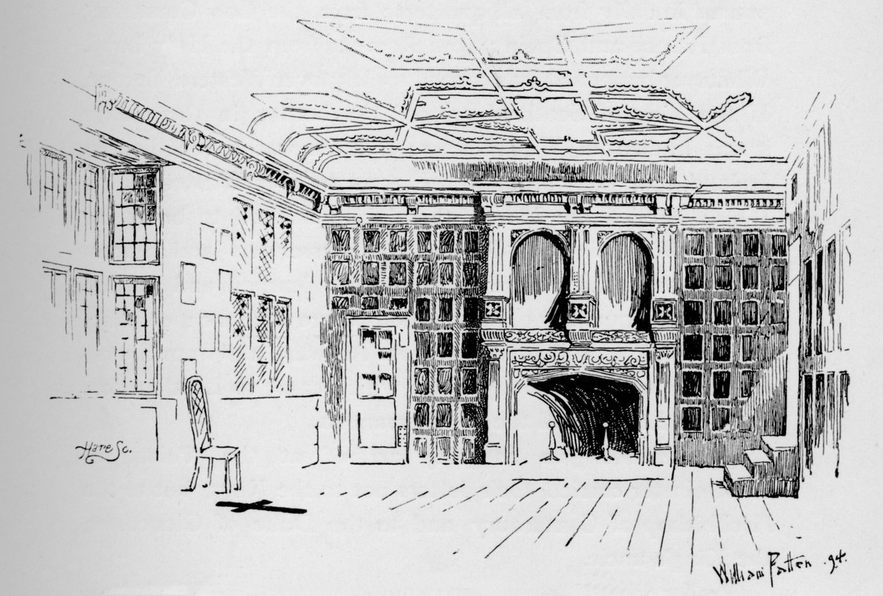 De Star Chamber. Gesloopt in 1834 door William Patten