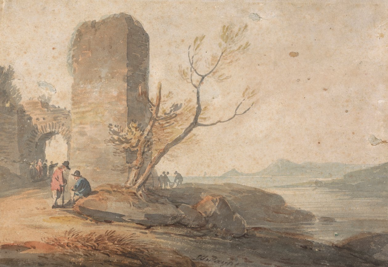 Figuren bij een Verwoeste Boog door William Payne