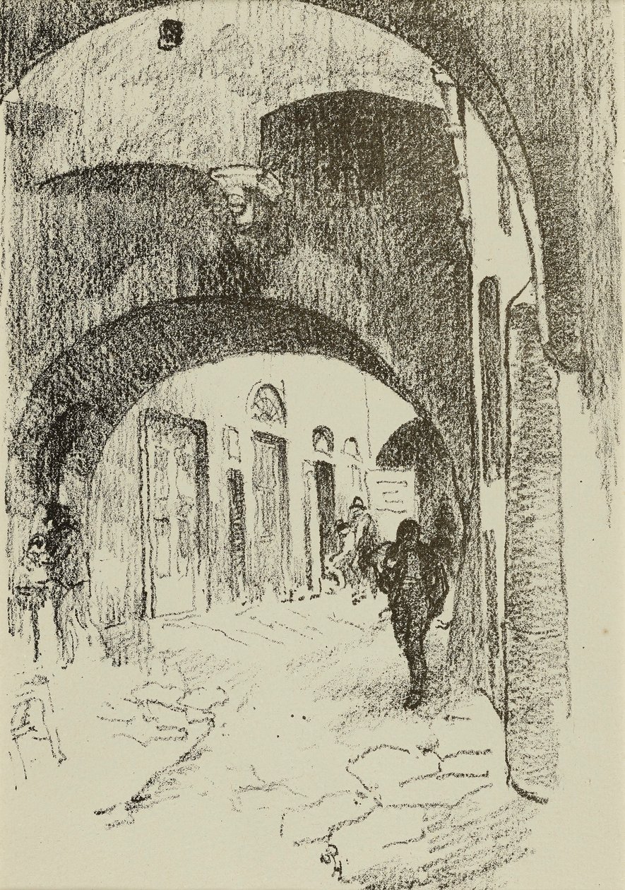 Bogen, Via Strozzi door William Penhallow Henderson
