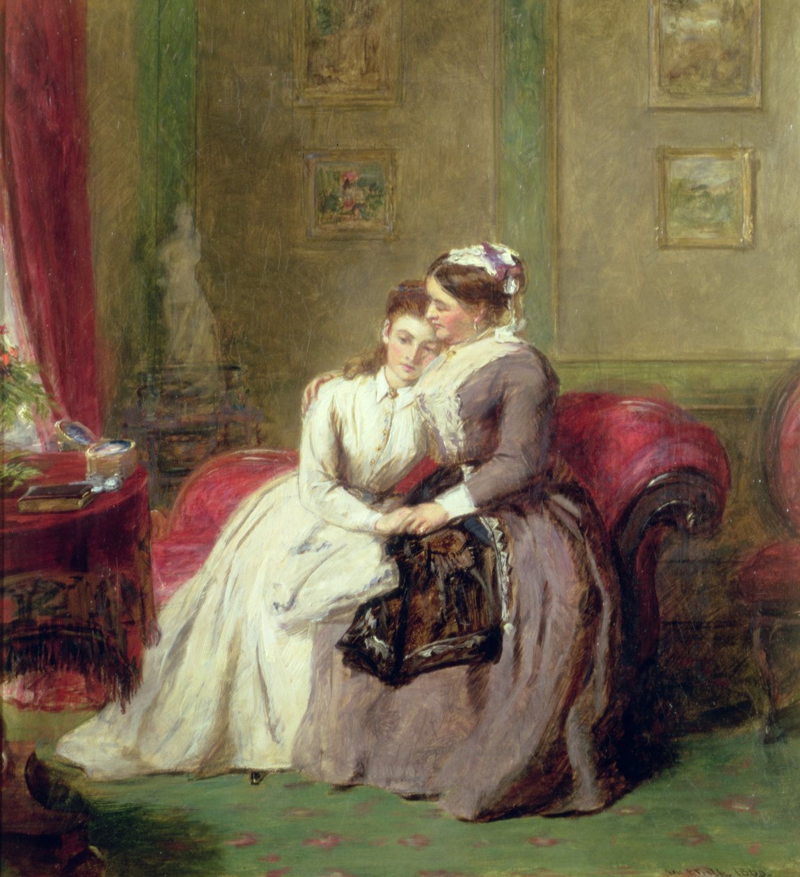 Hoop en angst, 1869 door William Powell Frith