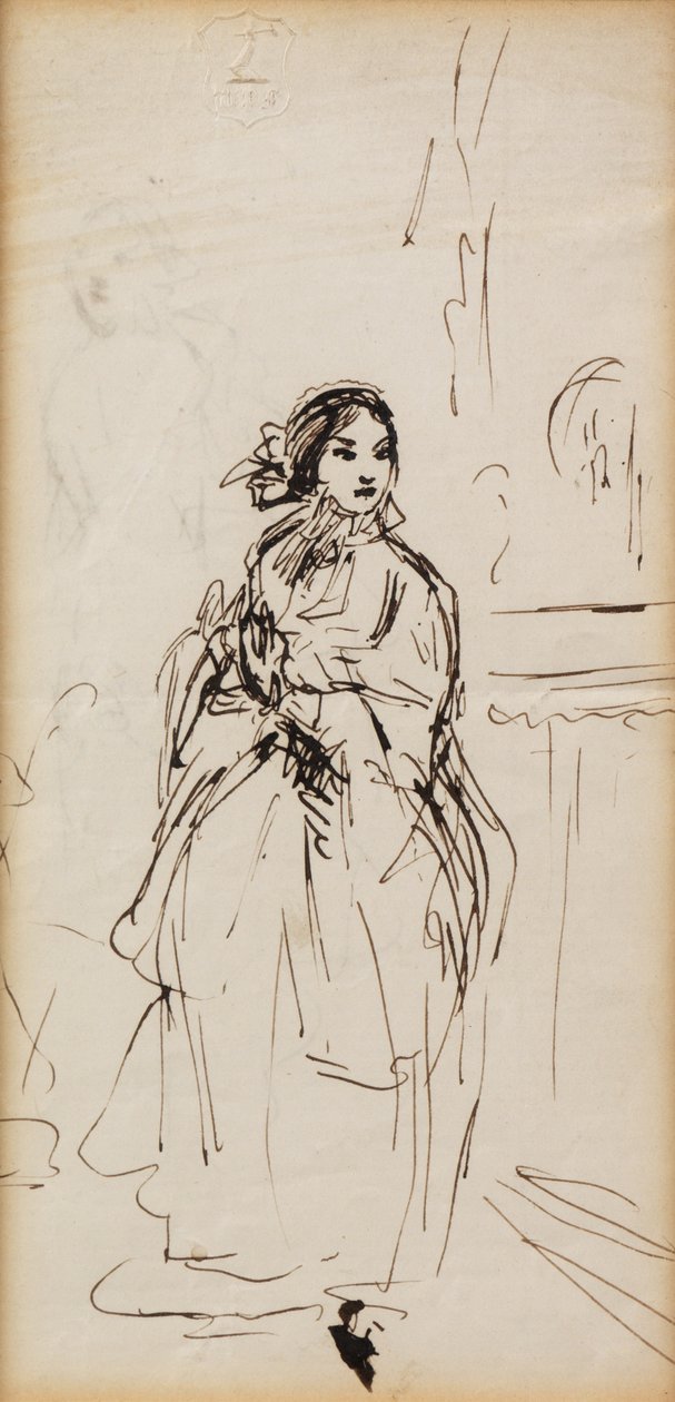 Haastig meisje door William Powell Frith