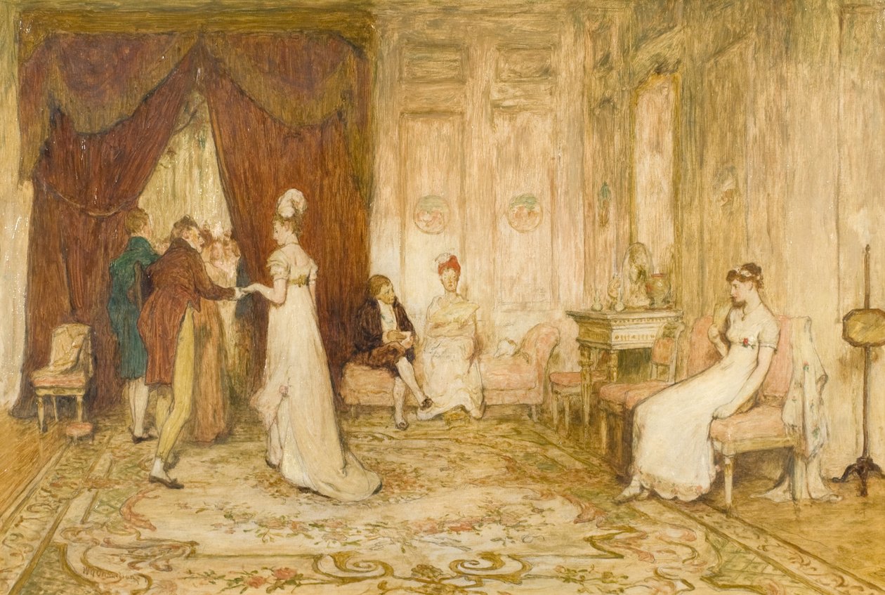 Een sociale werveling door William Quiller Orchardson