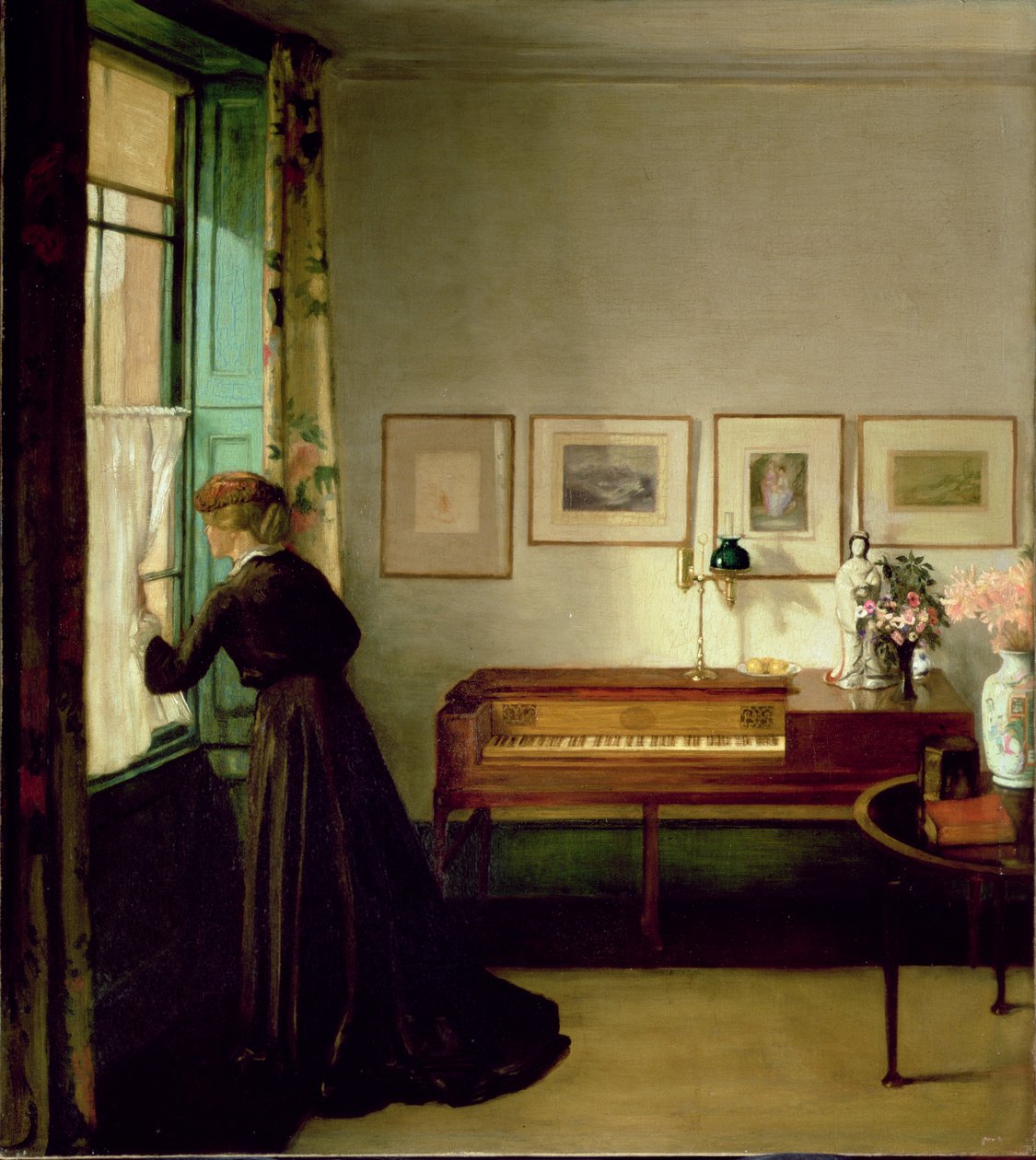 Een Interieur door William Rothenstein