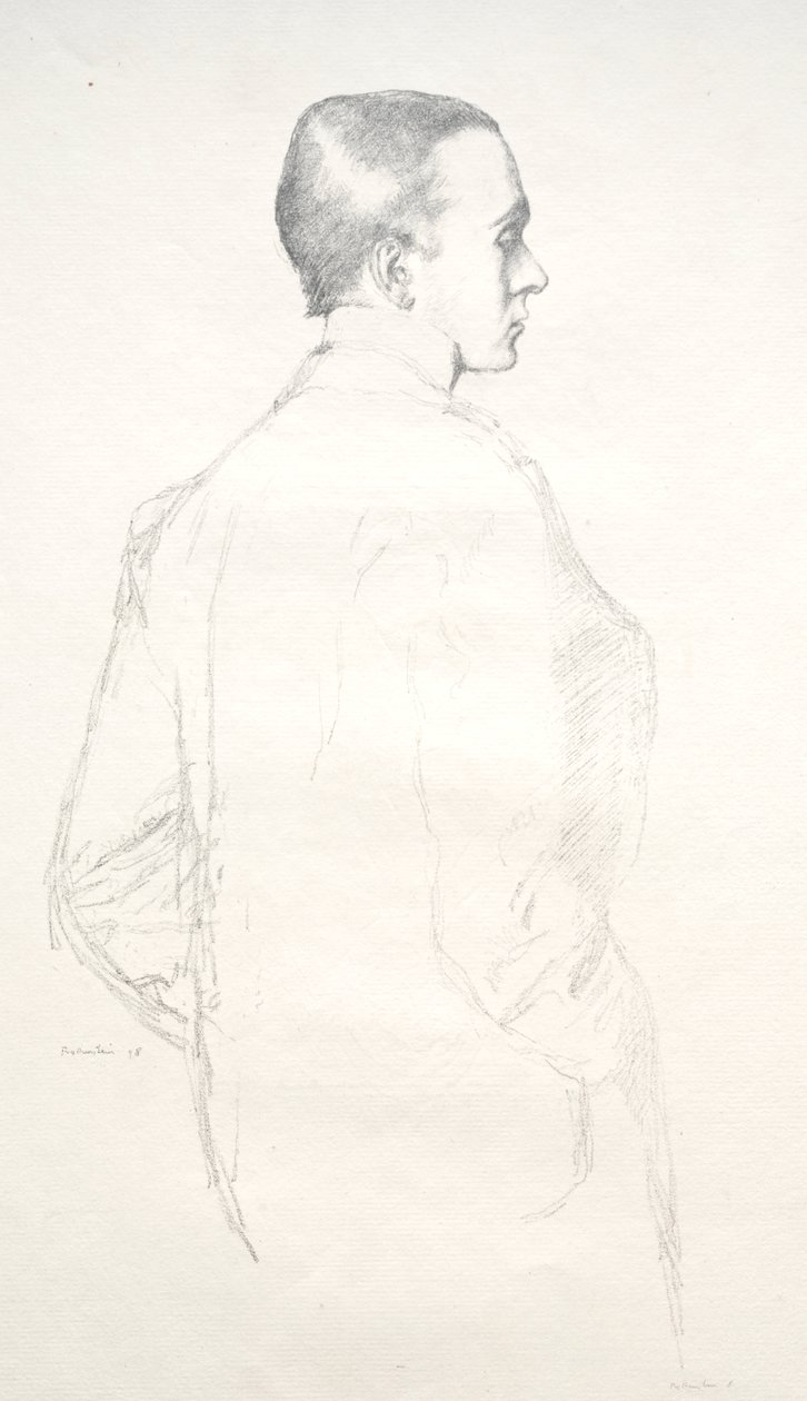 Max Beerbohm door William Rothenstein