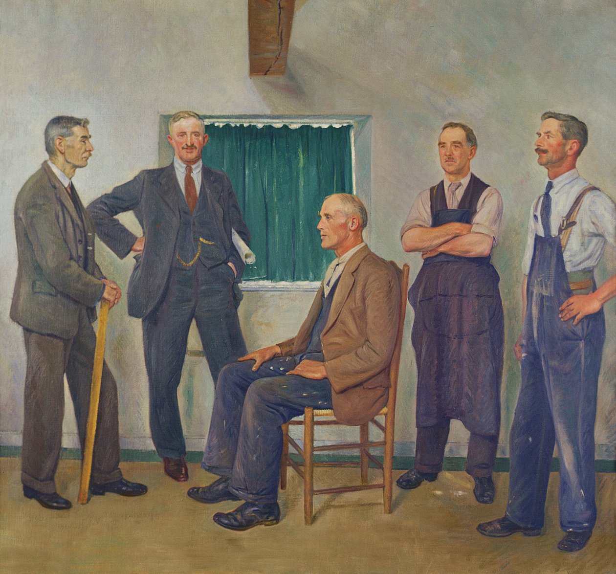 Oakridge ambachtslieden door William Rothenstein