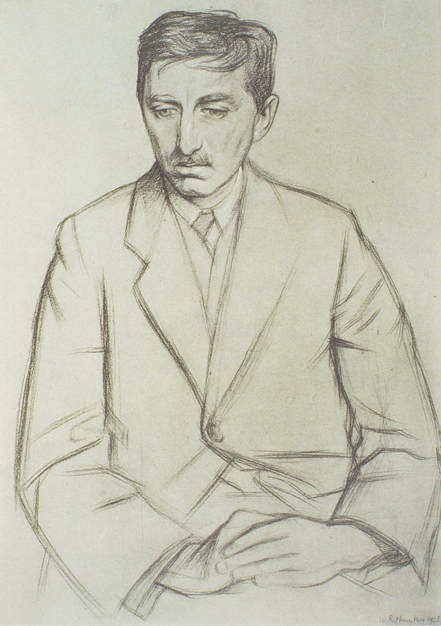Portret van E.M. Forster (1879-1970) door William Rothenstein