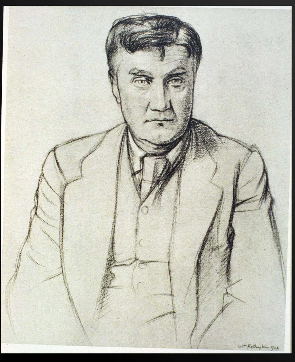 Portret van Ralph Vaughan Williams (1872-1958) door William Rothenstein