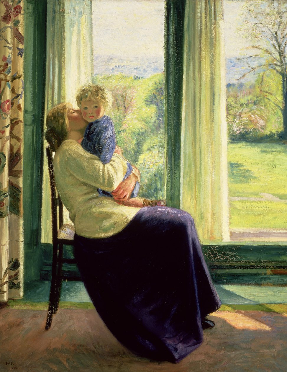 Lente - De Ochtendkamer door William Rothenstein