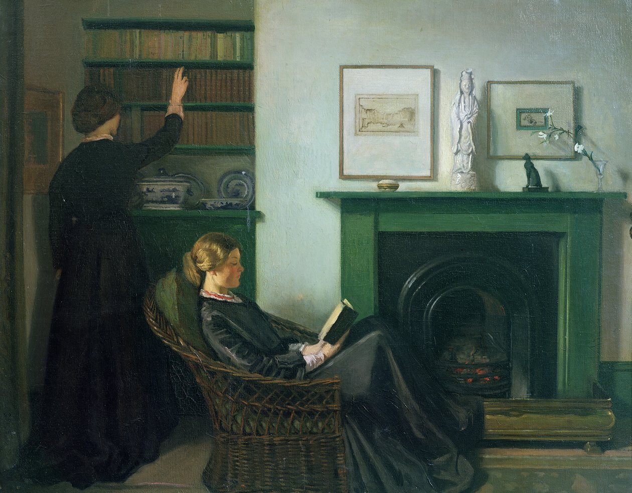 De Browning-lezers door William Rothenstein