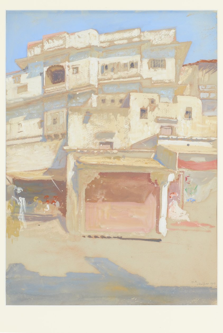 Udaipur door William Rothenstein