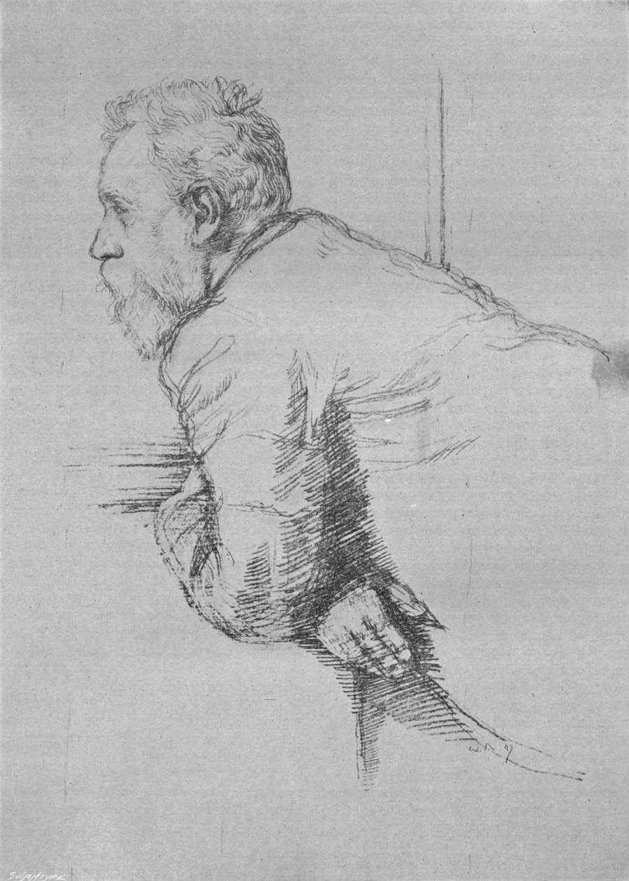 William Ernest Henley door William Rothenstein