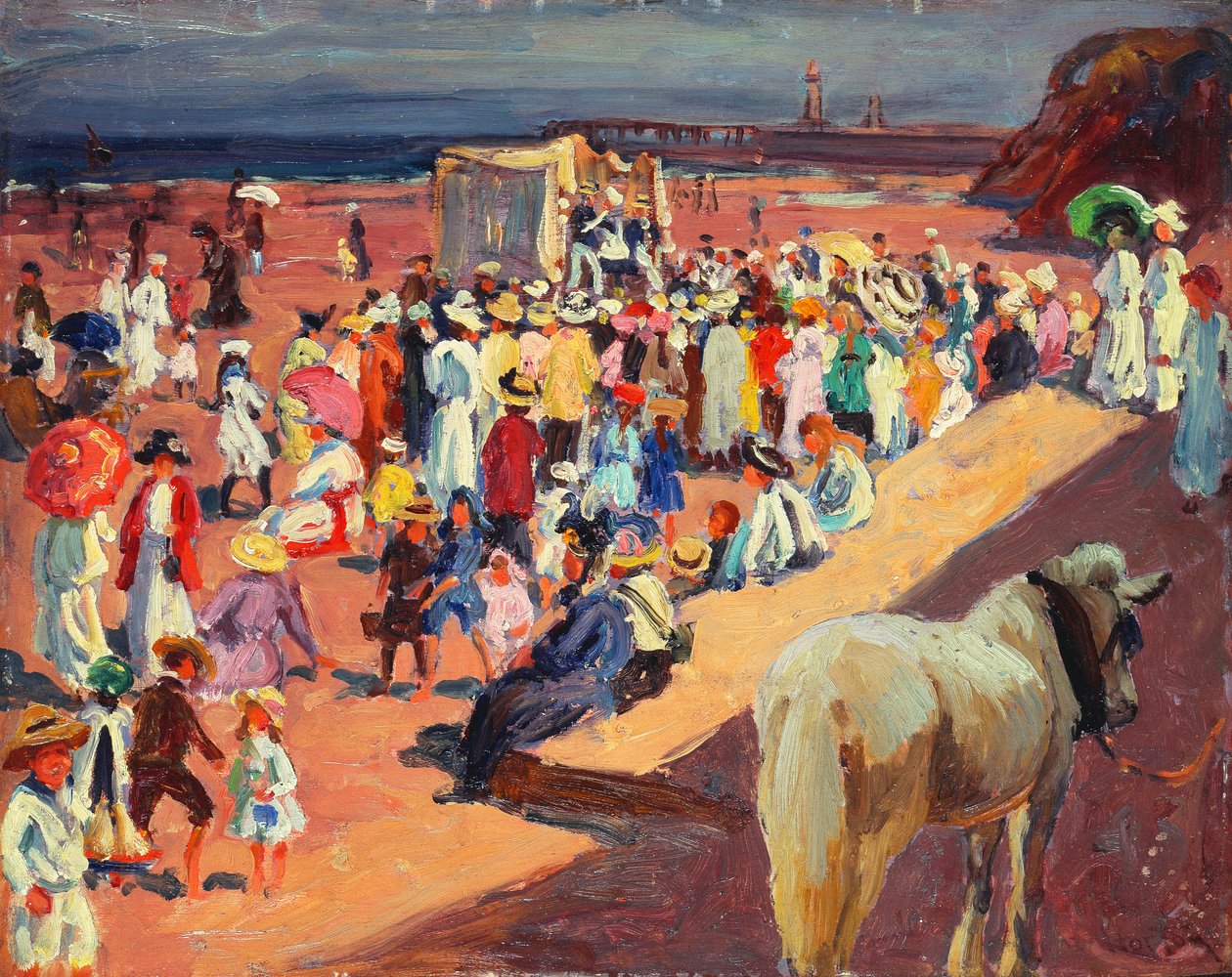 Strand van Broadstairs door William Samuel Horton