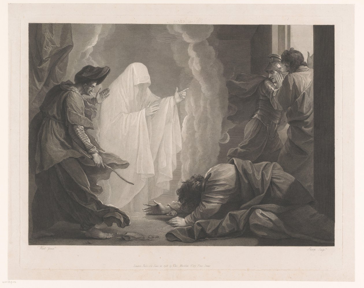 Saul en de heks van Endor door William Sharp