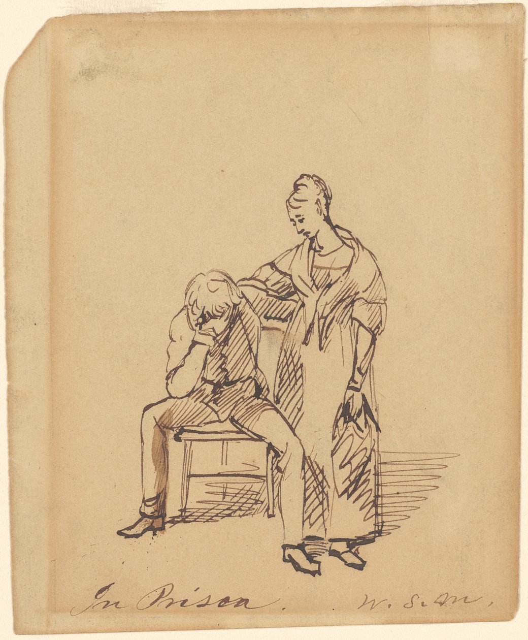 In de Gevangenis door William Sidney Mount