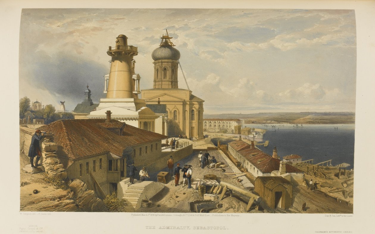 Het admiraliteit, Sevastopol door William Crimea Simpson