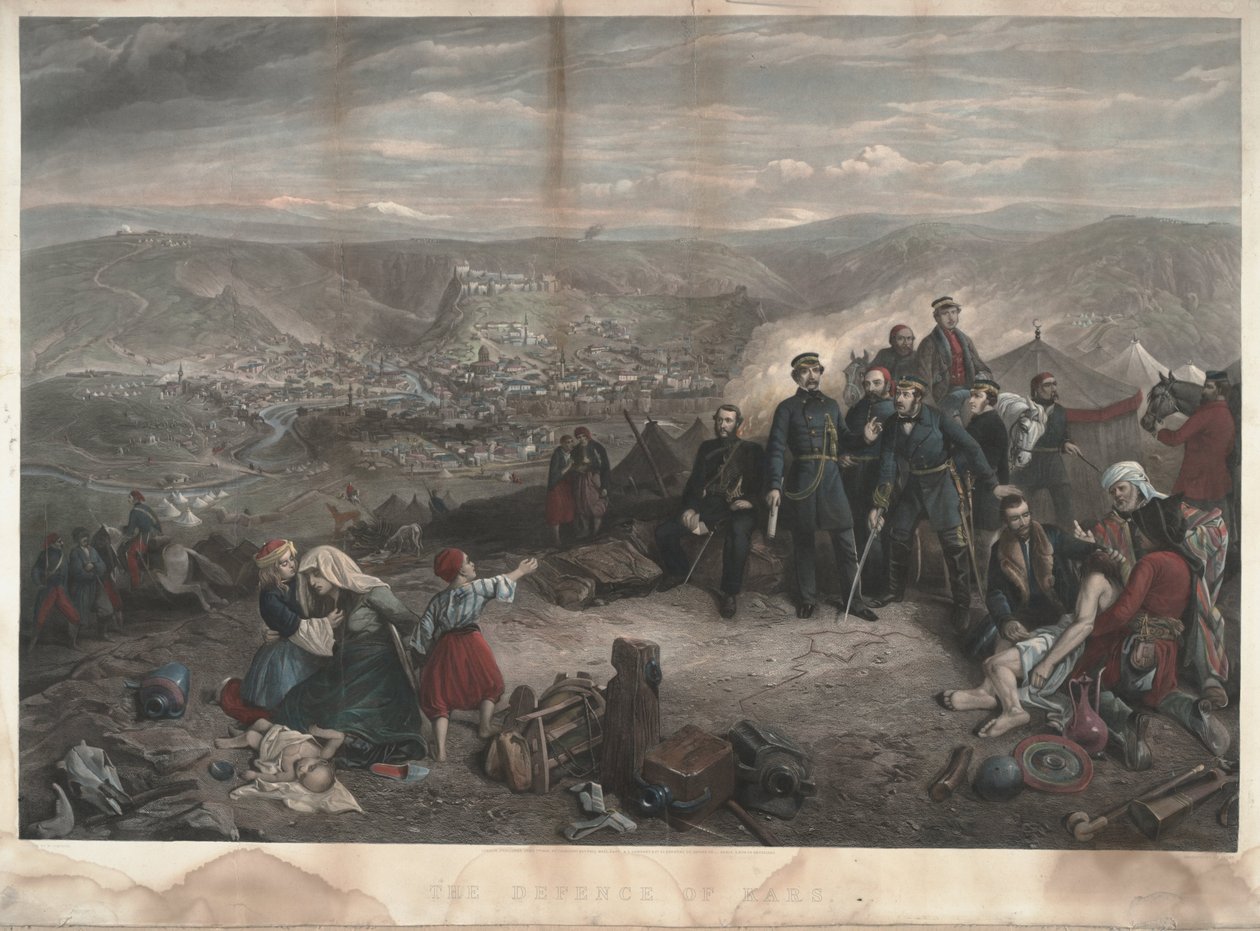De verdediging van Kars door William Crimea Simpson