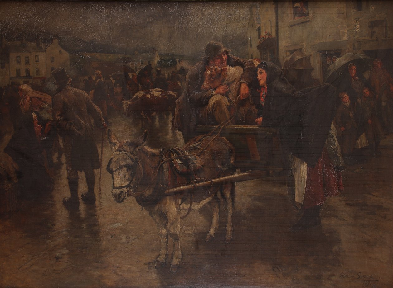 Liefde lacht om regen, 1891 door William Small