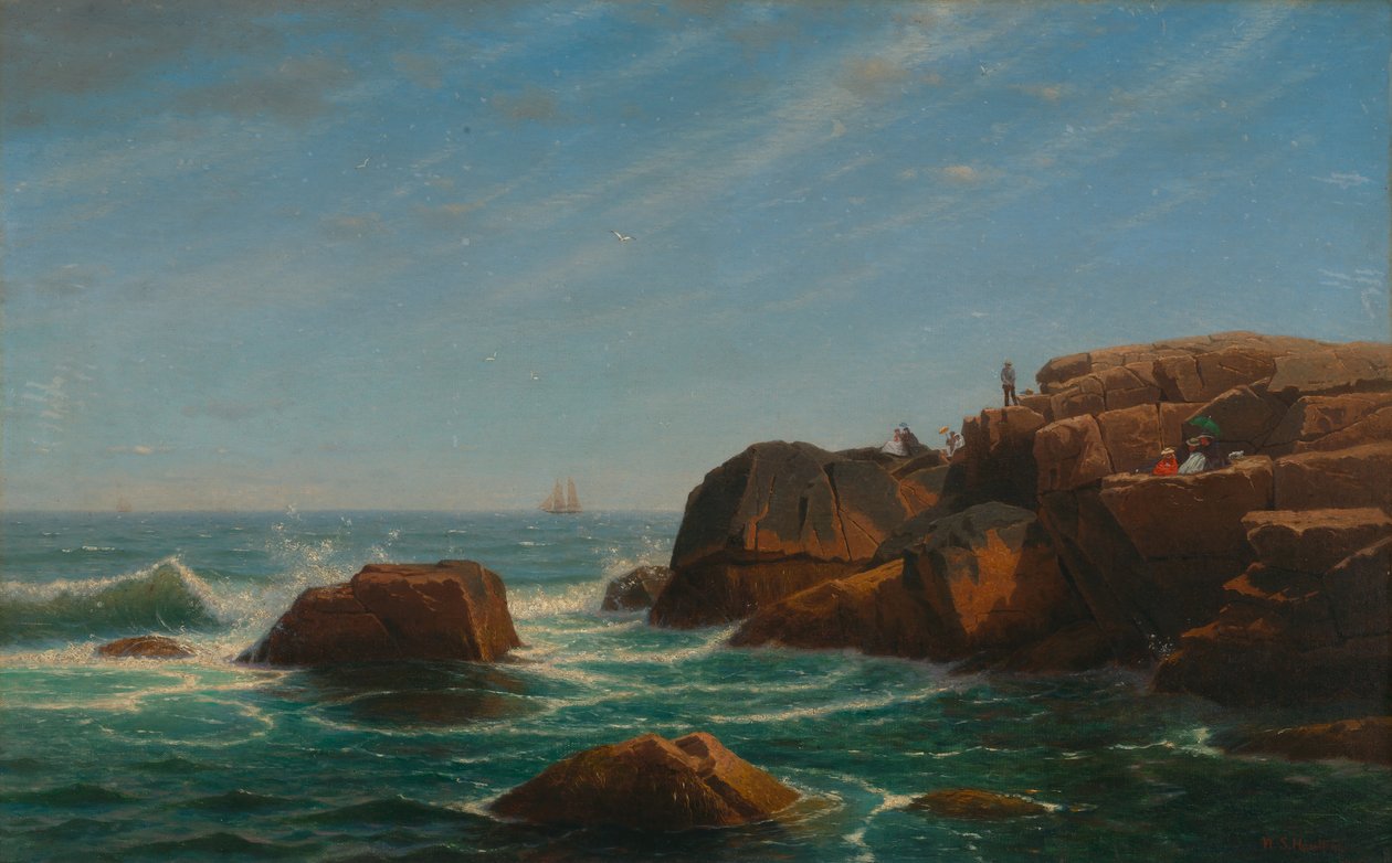 Kasteelrots, Nahant door William Stanley Haseltine