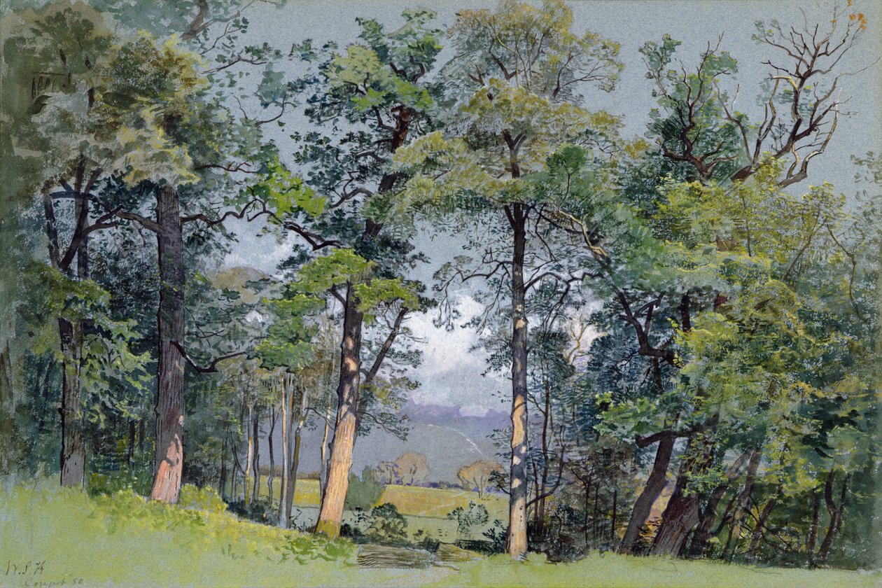 Coppet, Meer van Genève door William Stanley Haseltine