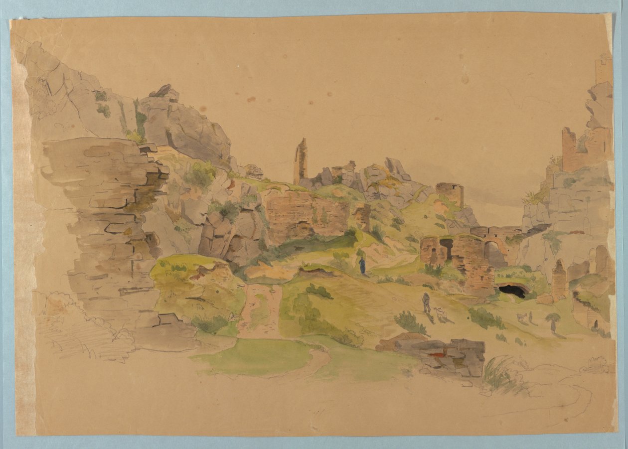 Studie van landschap door William Stanley Haseltine