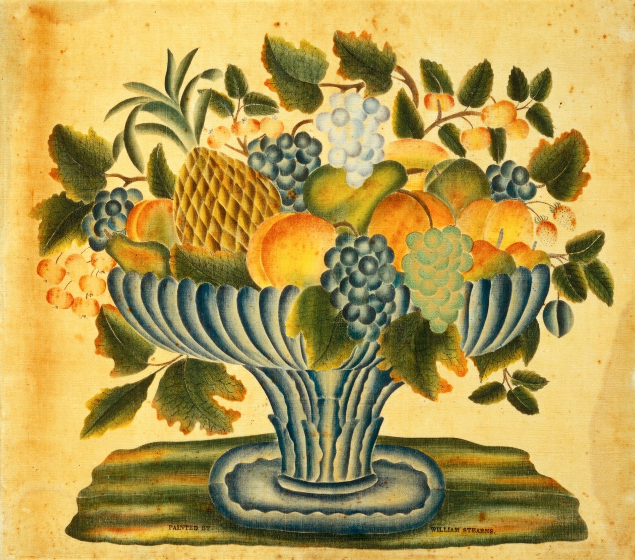 Kom met Fruit, ca. 1830-1840 door William Stearns