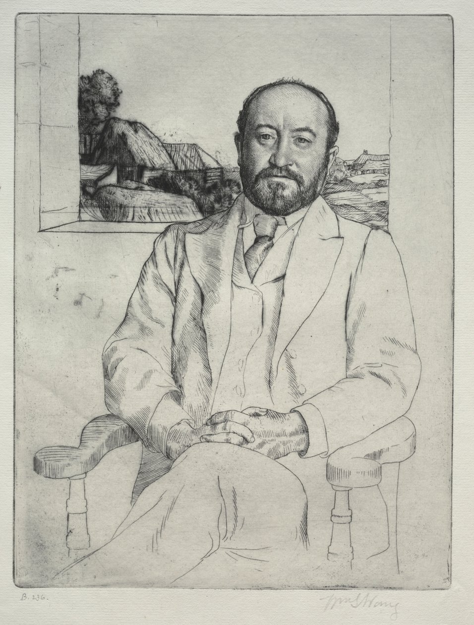 C. J. Knowles door William Strang