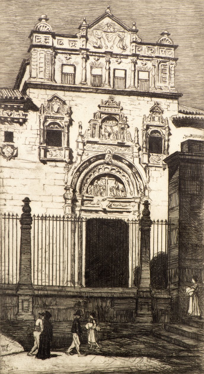 Deur, Santa Cruz, Toledo door William Strang