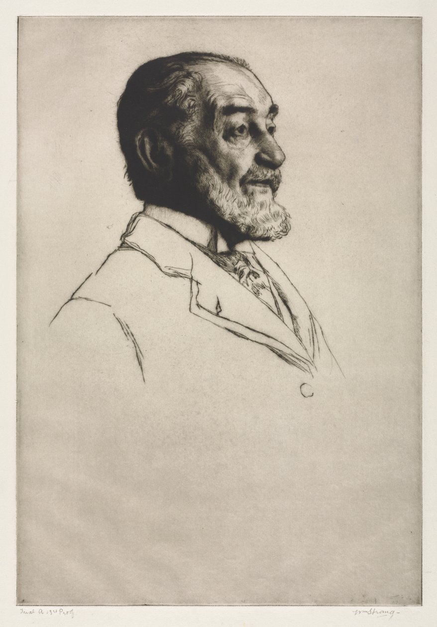 Frederick Harrison door William Strang