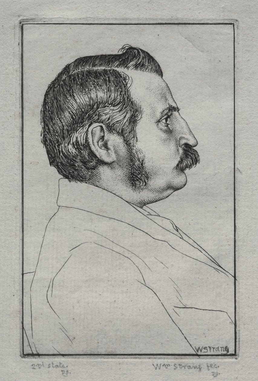 Henry Austin Dobson, Nr. 2, 1894 door William Strang