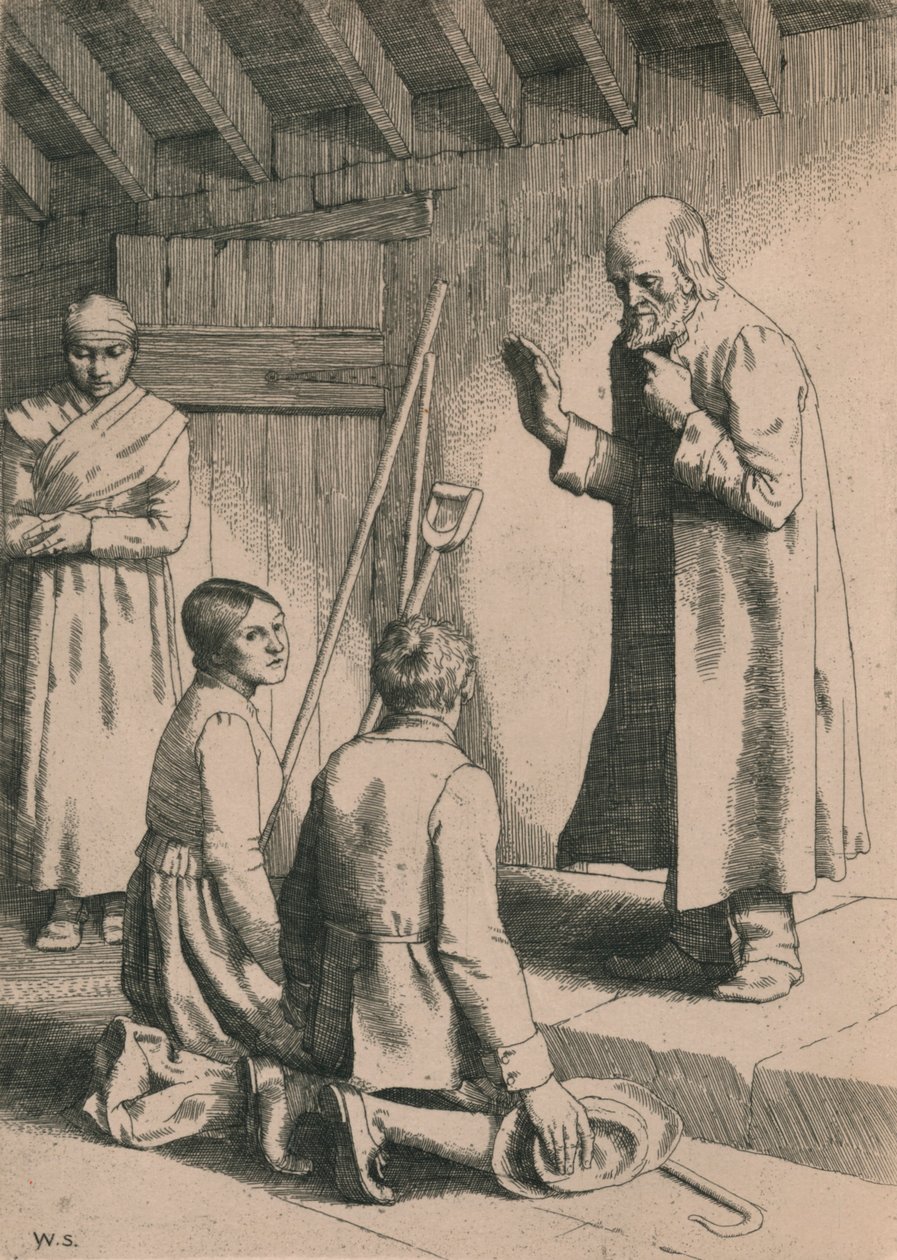 Huwelijk van Mercy en Matthew, c1916 door William Strang
