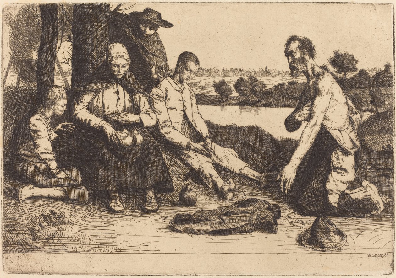 Etenstijd door William Strang
