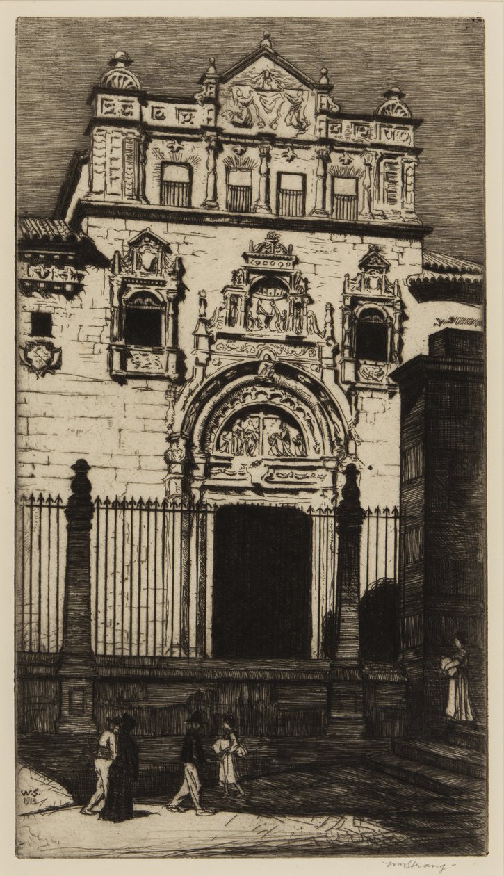 Santa Cruz, Toledo, 1913 door William Strang