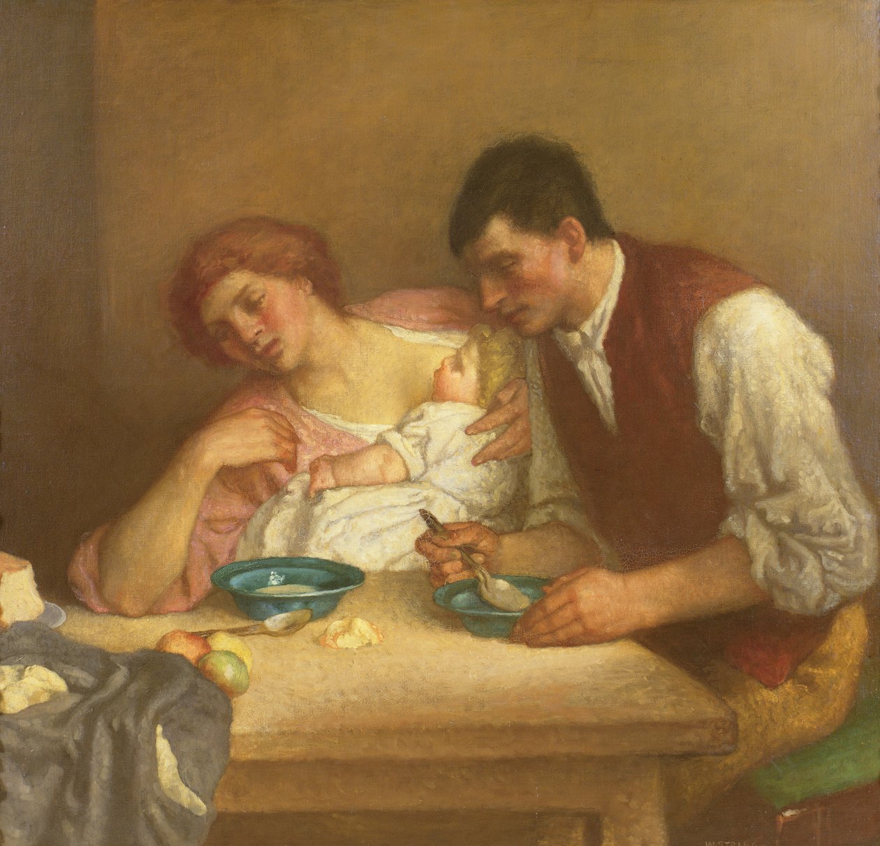 Avondeten door William Strang