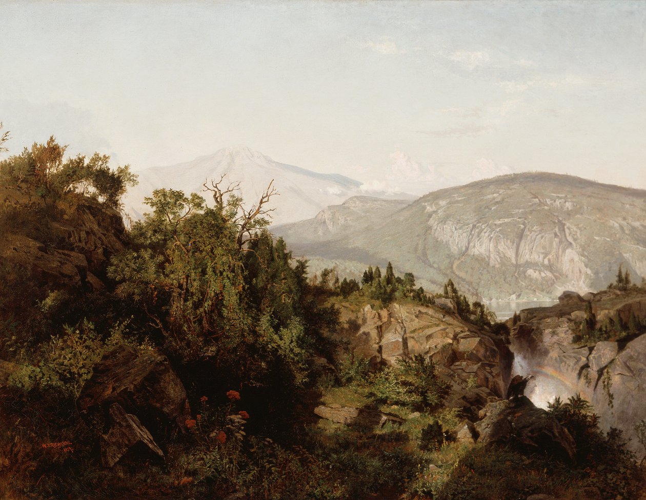 In de Adirondack Bergen door William Trost Richards