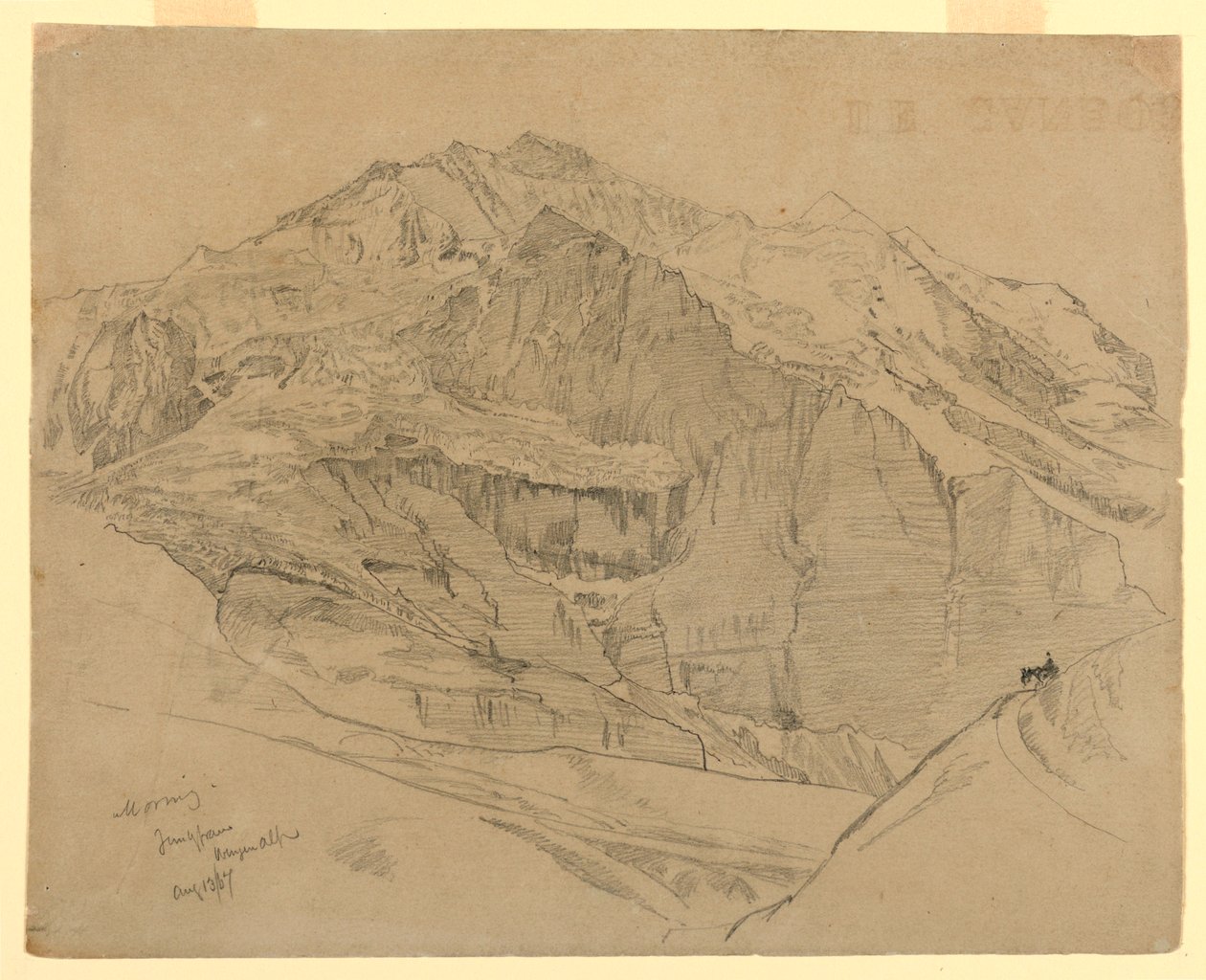 Landschap, Jungfrau, Zwitserland door William Trost Richards
