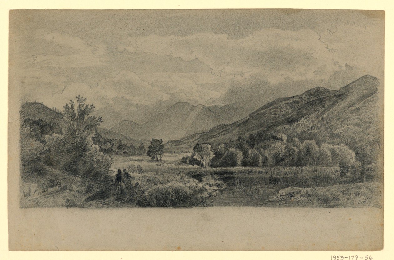 Landschap, Duitsland door William Trost Richards