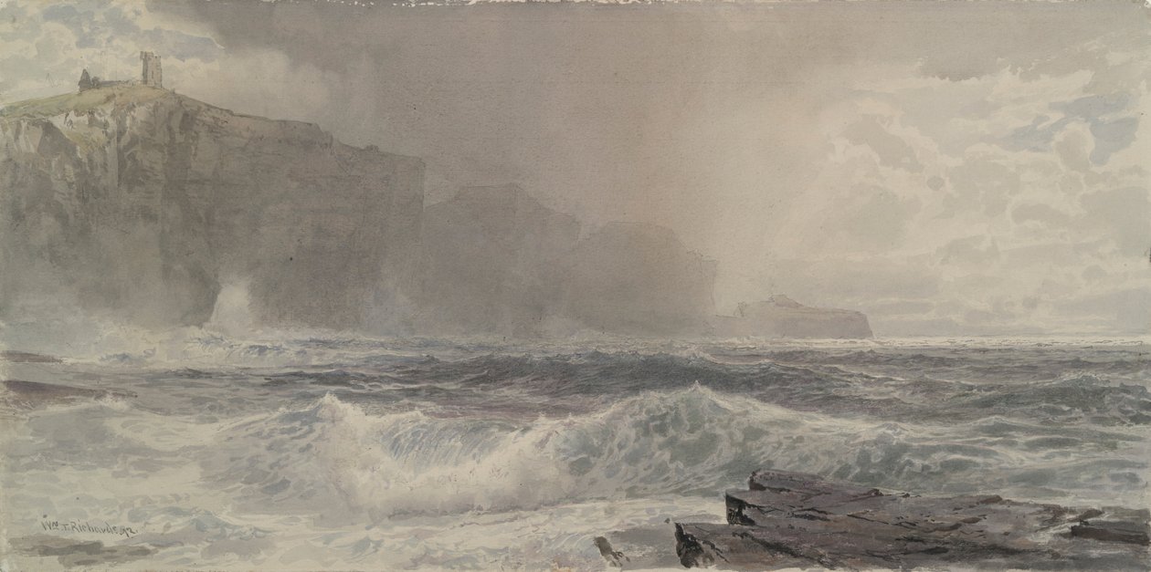 Zee en kliffen door William Trost Richards